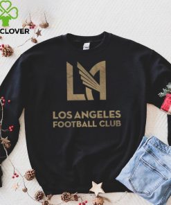 Retro Brand Youth Los Angeles FC Logo Black T Shirt