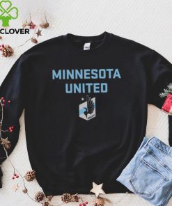 Retro Brand Youth Minnesota United FC Wordmark Black T Shirt