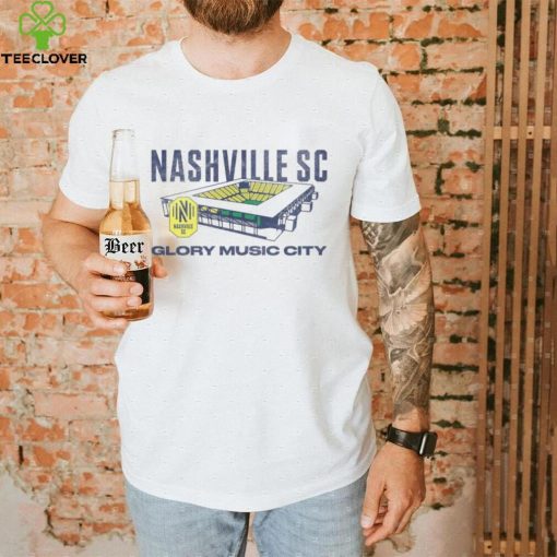 Retro Brand Youth Nashville SC Vintage Stadium White T Shirt