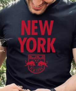 Retro Brand Youth New York Red Bulls Wordmark Black T Shirt