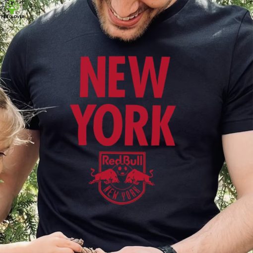 Retro Brand Youth New York Red Bulls Wordmark Black T Shirt