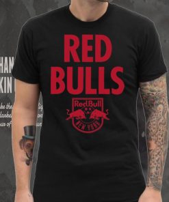 Retro Brand Youth New York Red Bulls Wordmark Black T Shirts