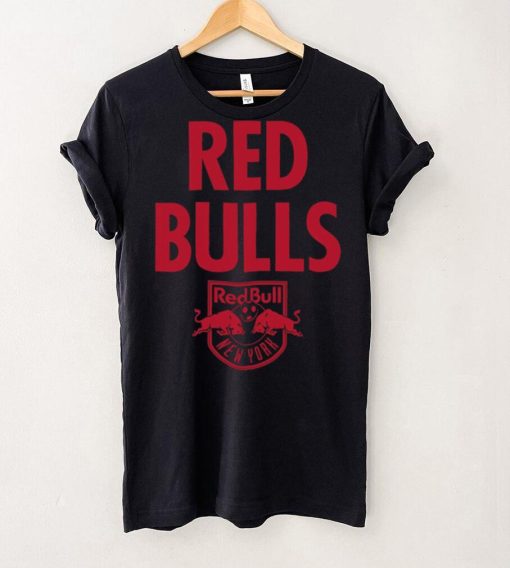 Retro Brand Youth New York Red Bulls Wordmark Black T Shirts