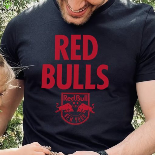 Retro Brand Youth New York Red Bulls Wordmark Black T Shirts