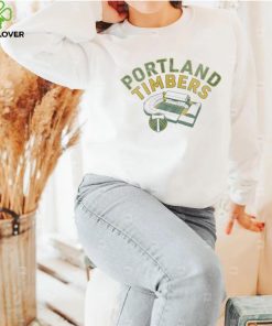 Retro Brand Youth Portland Timbers Vintage Stadium White T Shirt