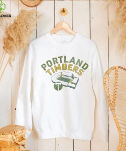 Retro Brand Youth Portland Timbers Vintage Stadium White T Shirt