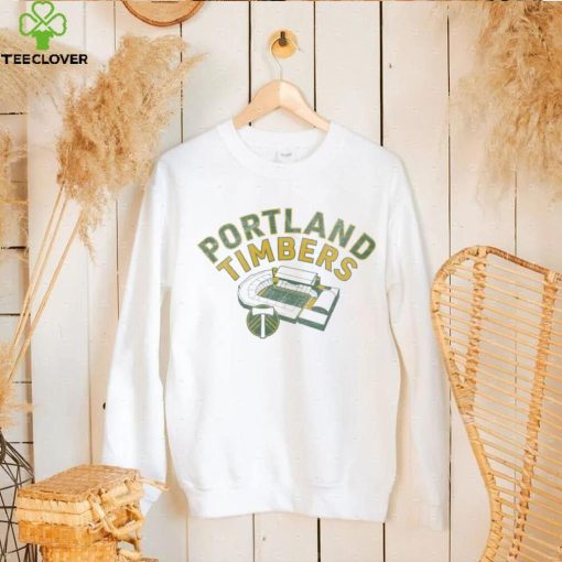 Retro Brand Youth Portland Timbers Vintage Stadium White T Shirt