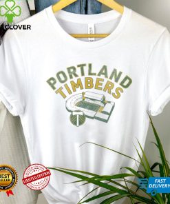 Retro Brand Youth Portland Timbers Vintage Stadium White T Shirt