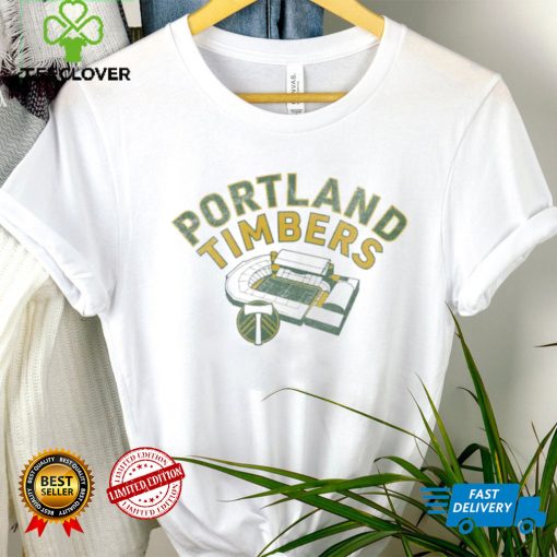 Retro Brand Youth Portland Timbers Vintage Stadium White T Shirt