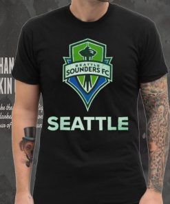 Retro Brand Youth Seattle Sounders Logo Green T Shirt