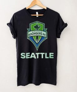 Retro Brand Youth Seattle Sounders Logo Green T Shirt