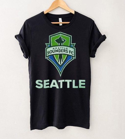 Retro Brand Youth Seattle Sounders Logo Green T Shirt