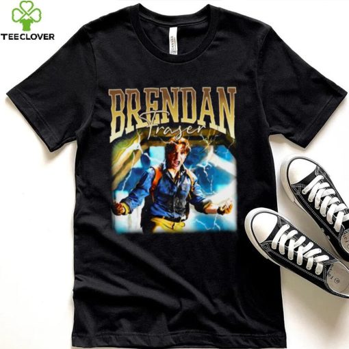 Retro Brendan Fraser The Legend Portrait Unisex Sweathoodie, sweater, longsleeve, shirt v-neck, t-shirt