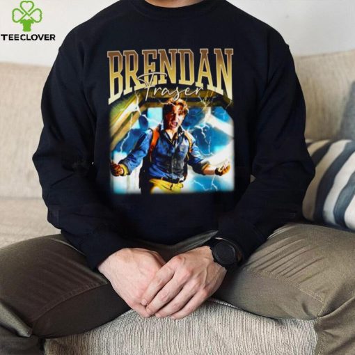 Retro Brendan Fraser The Legend Portrait Unisex Sweathoodie, sweater, longsleeve, shirt v-neck, t-shirt