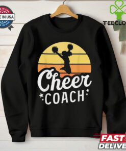 Retro Cheer Coach Shirt For Women Vintage Cheer Coach T Shirt