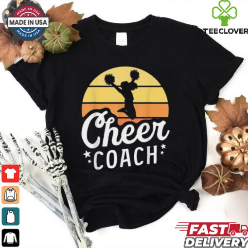 Retro Cheer Coach Shirt For Women Vintage Cheer Coach T Shirt