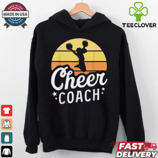 Retro Cheer Coach Shirt For Women Vintage Cheer Coach T Shirt