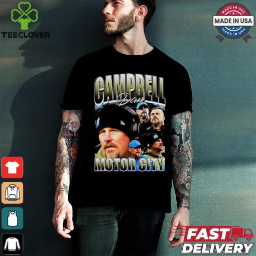 Retro Dan Campbell Coach Detroit Vintage Lions American Football NFC North Division T Shirt