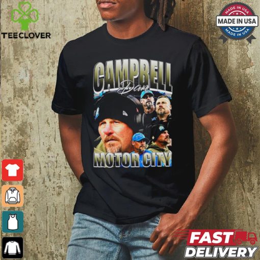 Retro Dan Campbell Coach Detroit Vintage Lions American Football NFC North Division T Shirt