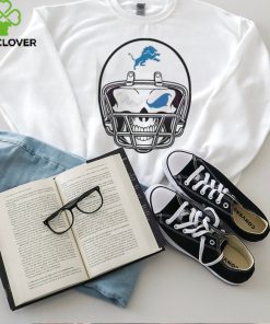 Retro Detroit Lions Skull Helmet 2024 Shirt