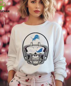 Retro Detroit Lions Skull Helmet 2024 Shirt