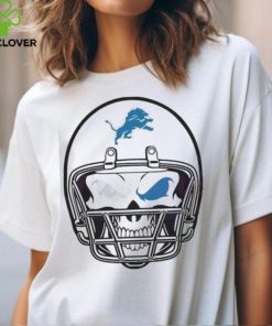 Retro Detroit Lions Skull Helmet 2024 Shirt