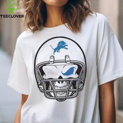 Retro Detroit Lions Skull Helmet 2024 Shirt