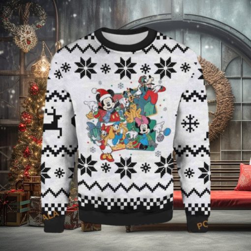 Retro Disney 3D Christmas Sweater Funny Sweater