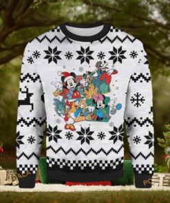 Retro Disney 3D Christmas Sweater Funny Sweater