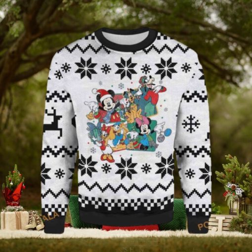 Retro Disney 3D Christmas Sweater Funny Sweater