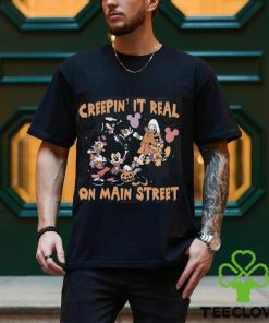 Retro Disney Creepin’it Real On Main Street Shirt Halloween Matching Sweatshirt Unisex