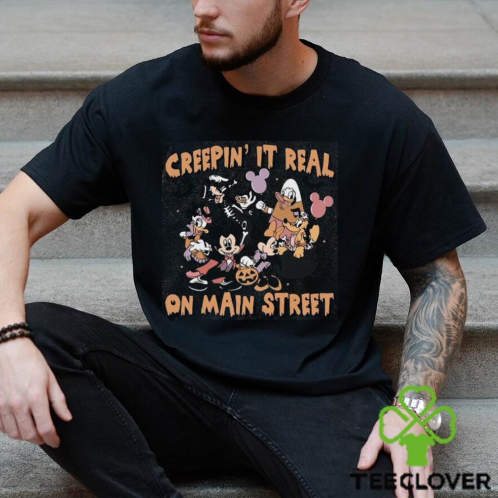 Retro Disney Creepin’it Real On Main Street Shirt Halloween Matching Sweatshirt Unisex Retro Disney Creepin’it Real On Main Street Shirt Halloween Matching Sweatshirt Unisex