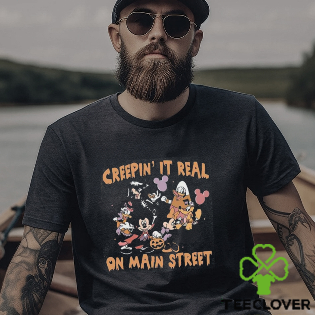 Retro Disney Creepin’it Real On Main Street Shirt Halloween Matching Sweatshirt Unisex Retro Disney Creepin’it Real On Main Street Shirt Halloween Matching Sweatshirt Unisex