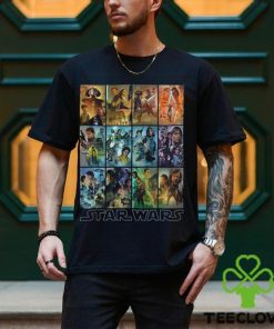 Retro Disney Star Wars Shirt Celebration Mural Panels T Shirt Galaxy’s Edge Day Tee Hoodie Unisex