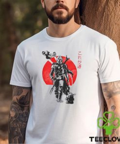 Retro Disney Star Wars Shirt The Mandalorian Child Red Sun Ink Portrait T Shirt Galaxy’s Edge Day Tee Classic