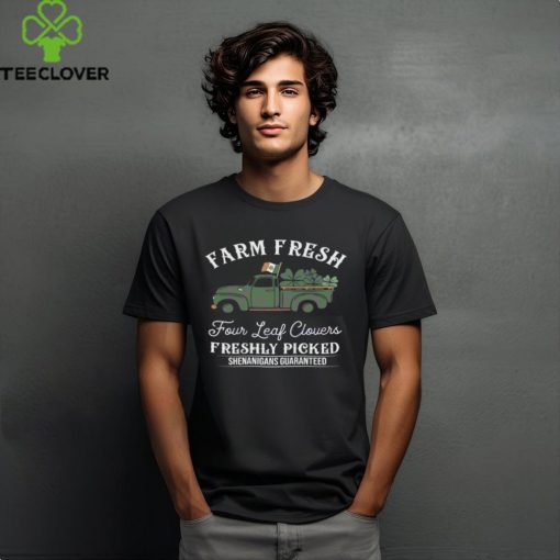 Retro Farm Fresh Four Leaf Clovers hoodie, sweater, longsleeve, shirt v-neck, t-shirt