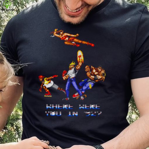 Retro Game Streets Of Rage In 1992 Crazy Unique shirt