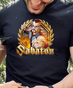 Retro Graphic Sabaton Rock Band shirt