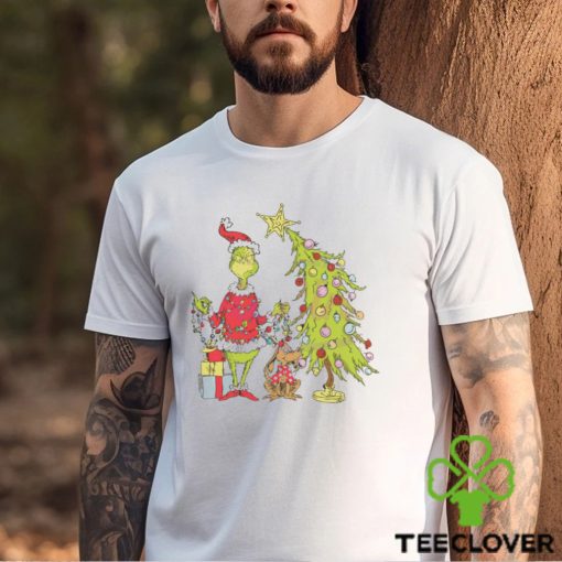 Retro Grinch Christmas Tree Shirt