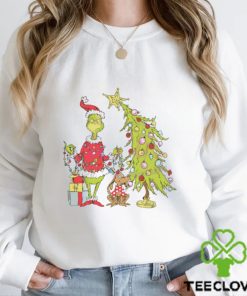 Retro Grinch Christmas Tree Shirt