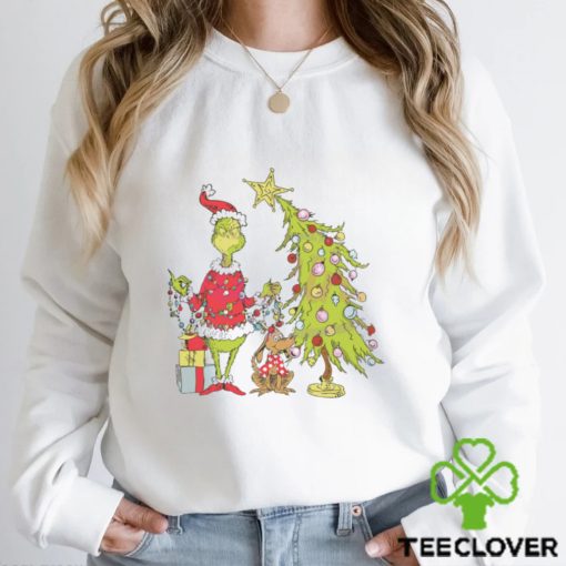 Retro Grinch Christmas Tree Shirt