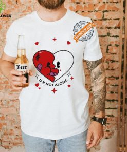 Retro Groovy Heart U R Not Alone shirt