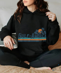 Retro Gulf Of USA America Est 2025 American Flag Gulf Mexico T Shirt