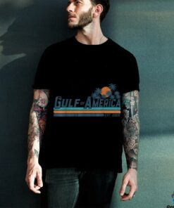 Retro Gulf Of USA America Est 2025 American Flag Gulf Mexico T Shirt
