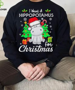 Retro I Want A Hippopotamus For Christmas Xmas Hippo Pajama T Shirt