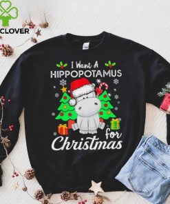 Retro I Want A Hippopotamus For Christmas Xmas Hippo Pajama T Shirt