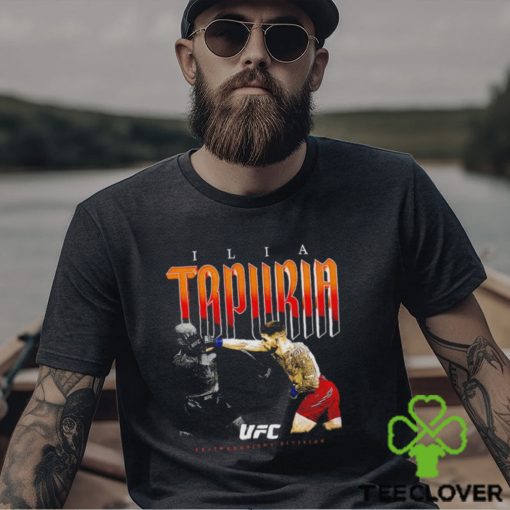 Retro Ilia Topuria UFC Featherweight Division Champion bitmap shirt