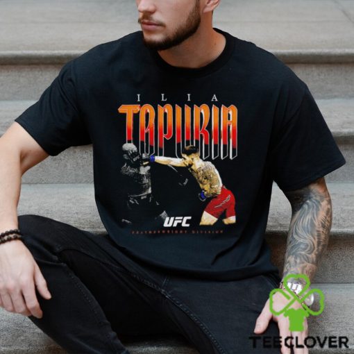 Retro Ilia Topuria UFC Featherweight Division Champion bitmap shirt