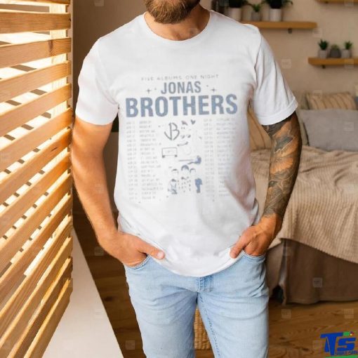Retro Joe Jonas Merch Sweatshirt Five Albums One Night Hoodie Nick Kevin Joe Jonas Shirt