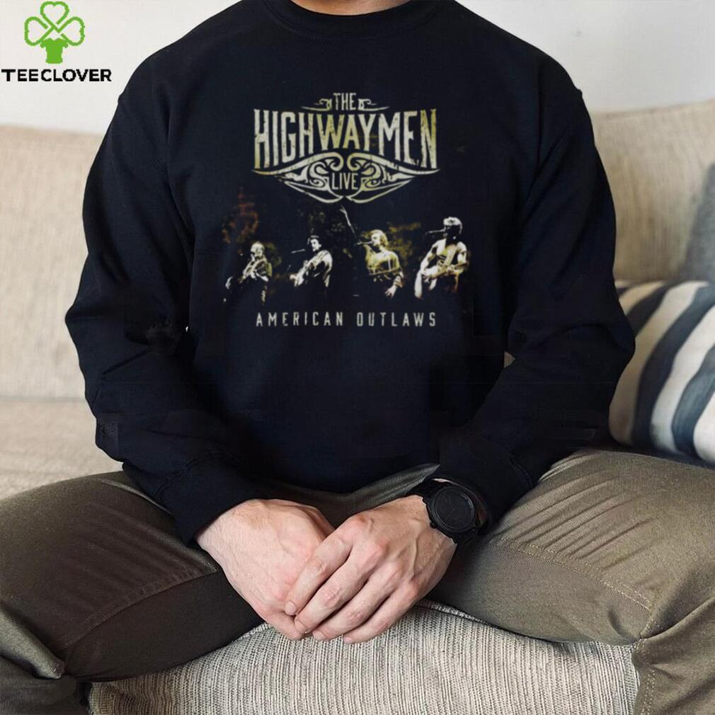 Retro Johnny Cash Art The Highwaymen shirt